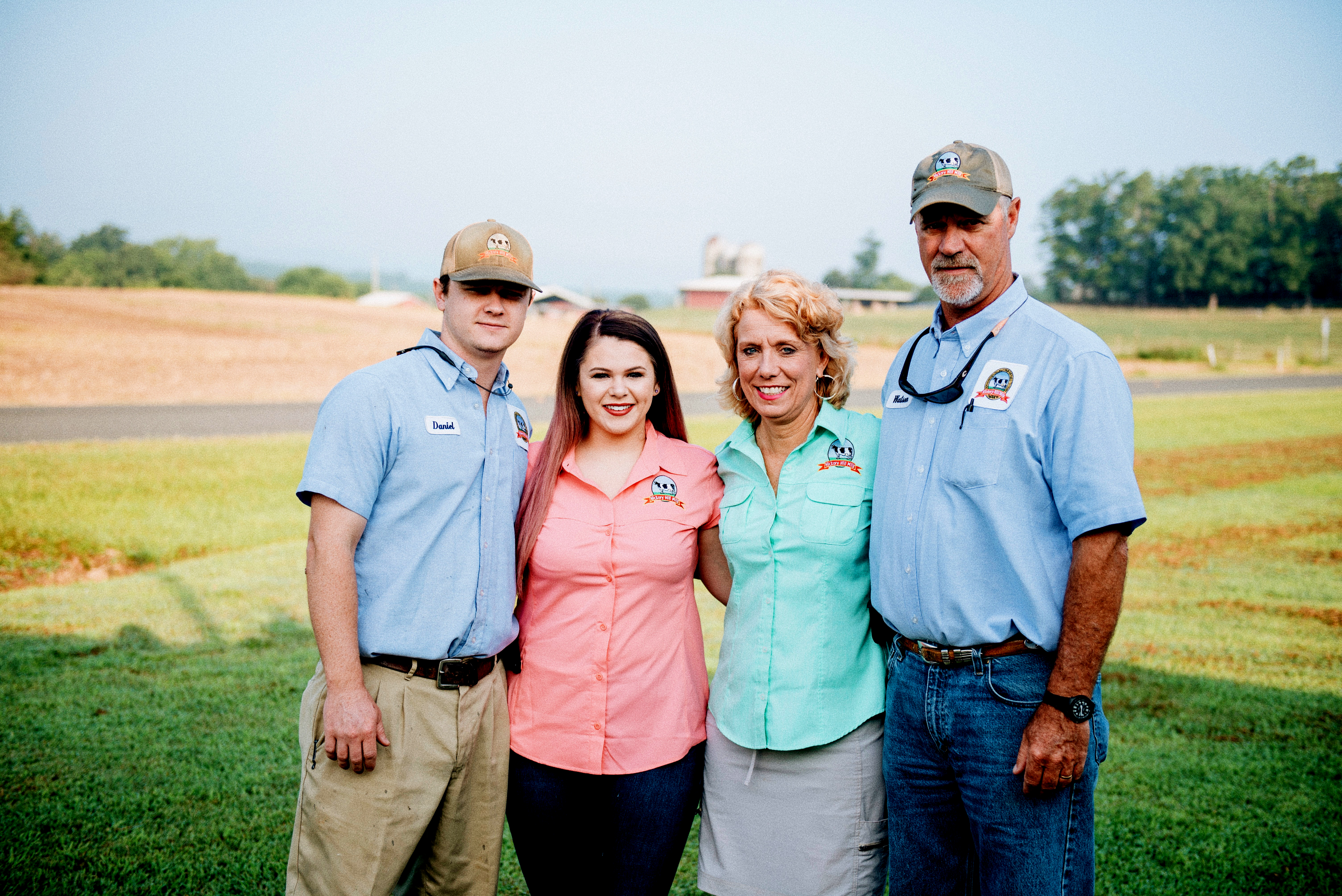 Daniel, Courtney, Lisa, and Watson Dorn manage and own Hickory Hill Farm, a fourth generation local family dairy. 

