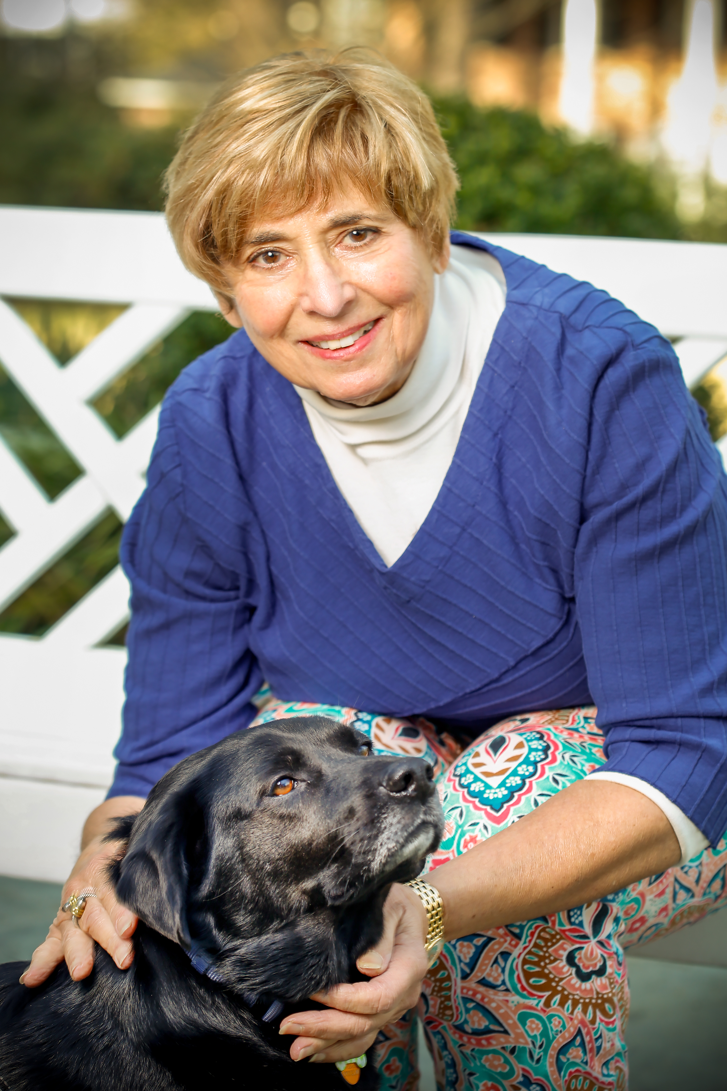 Toby was an abandoned male black lab mix left to fend for himself in an area that was open to the elements. After medical treatment, he was adopted by Linda Ackerman. The assurance of security and safety that she provides has helped him blossom into a beloved best friend!