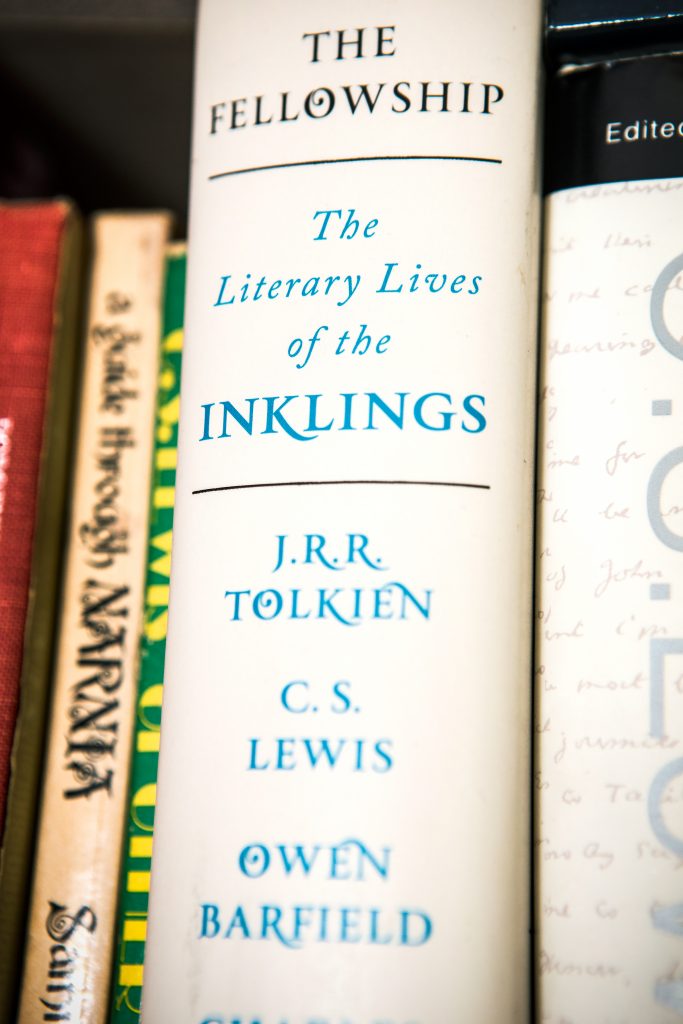 The Inklings is named after the famed writing group of the same name, which included C.S. Lewis and J.R.R. Tolkien.
