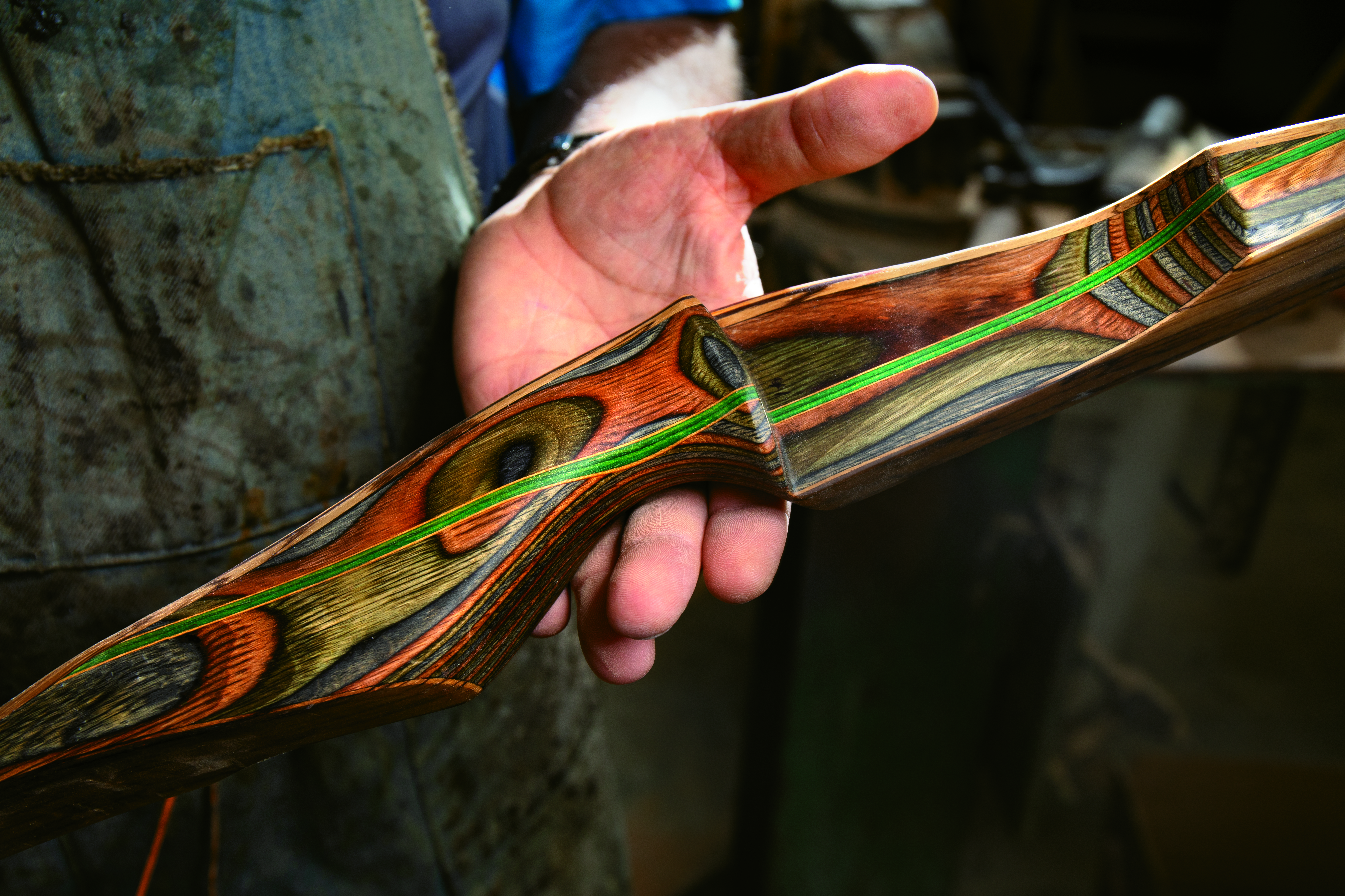 “The traditional bow has evolved into a work of art over thousands of years,” says Tom. 