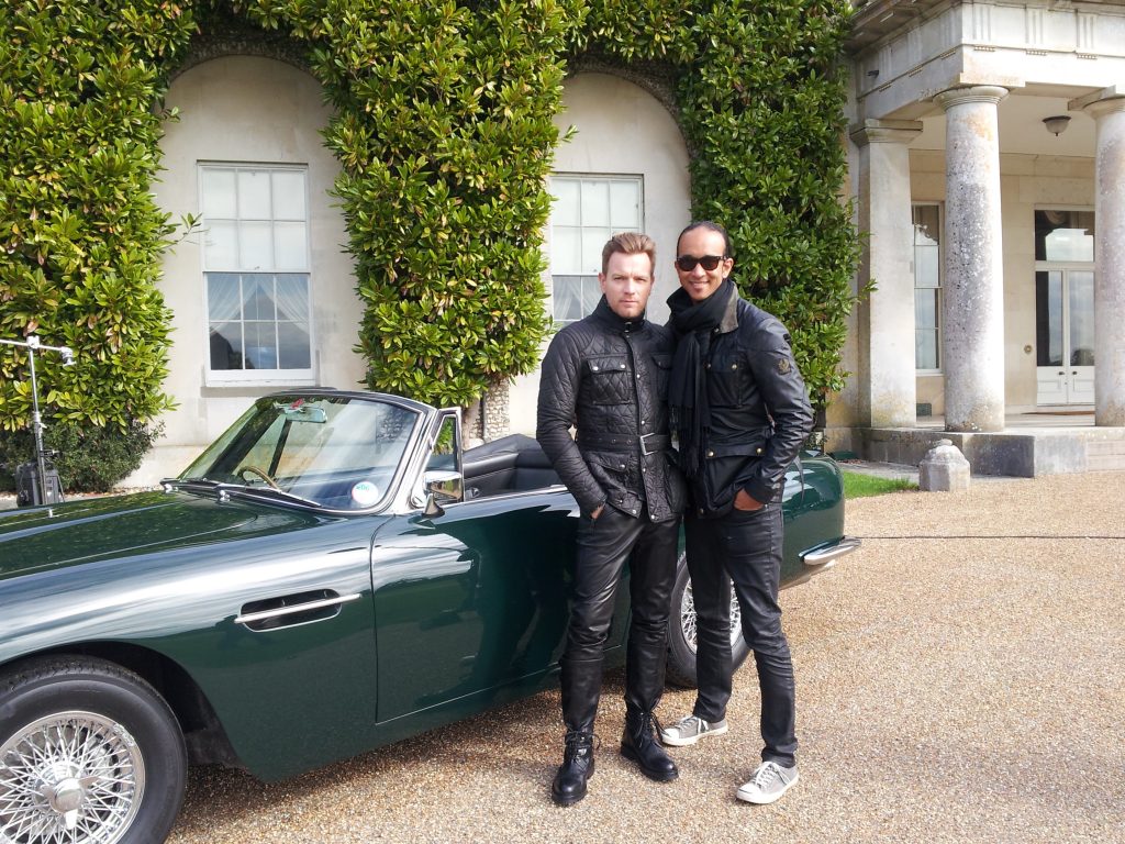 The Belstaff AW 2012 ad campaign was photographed with actor Ewan McGregor on the estate of Goodwood, the seat of the Duke of Richmond in England. 