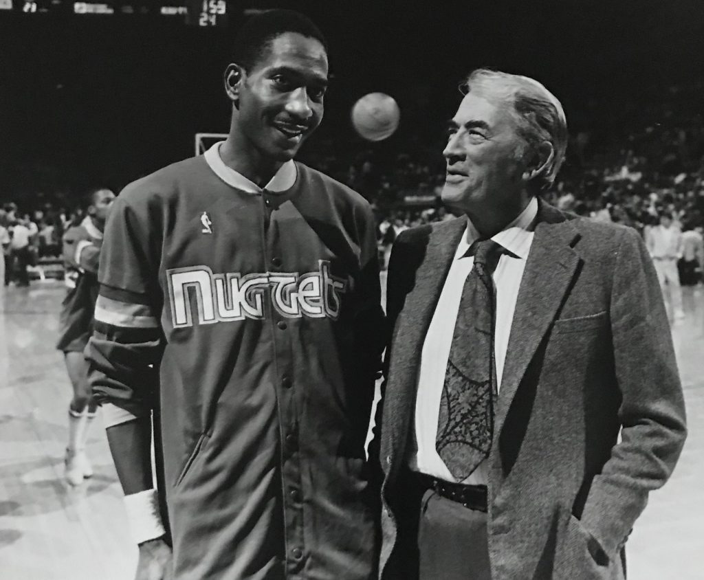 The 1987 film Amazing Grace and Chuck about nuclear weapons starred Gregory Peck as president of the United States and Alex as Amazing Grace Smith, a fictional Boston Celtics player. 