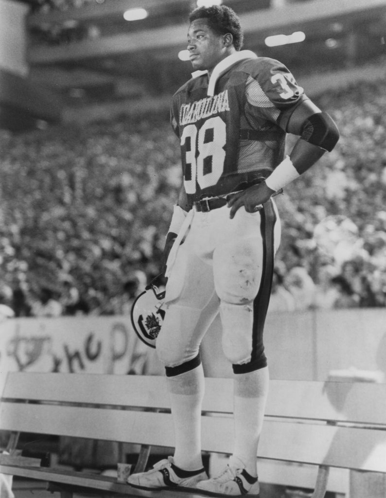 George, the first player chosen in the 1981 NFL draft, played for the New Orleans Saints before moving on to the Washington Redskins, where he helped lead his teammates to the Super Bowl Championship in 1988. He was inducted into the National Football Foundation Hall of Fame in 1997.