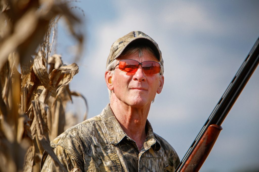 Clay enjoys hunting four to six days a week throughout the dove season. 