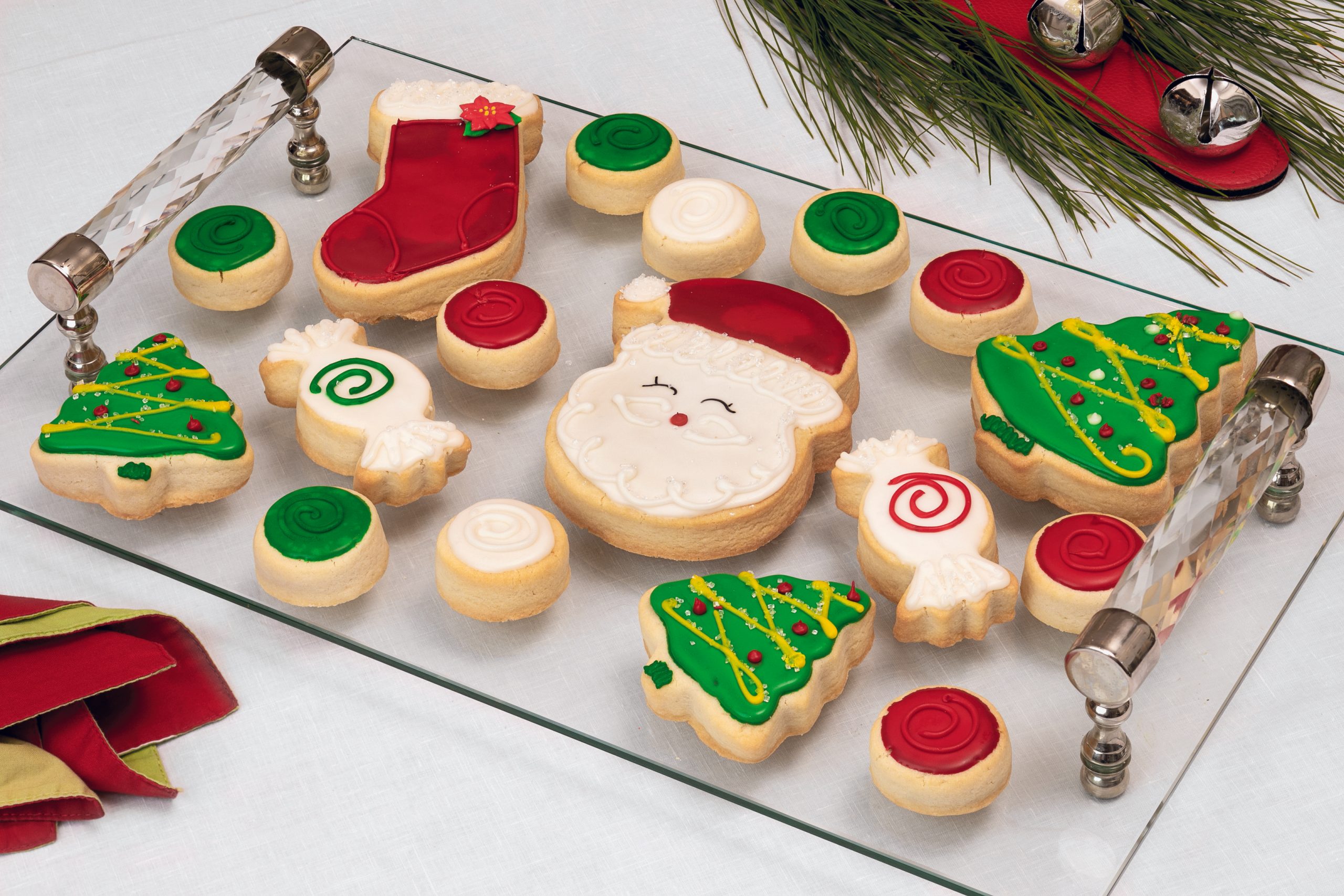 Blue Flour Bakery’s brilliantly decorated Christmas sugar cookies will not last long at any holiday party, however they are served!