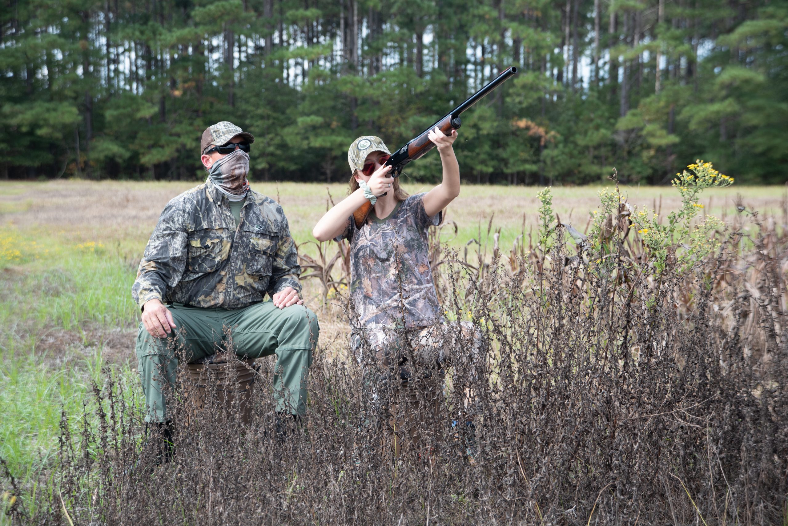 SCDNR Law Enforcement Officer FSgt Ken Cope oversees the TOMO program for South Carolina and enjoys mentoring eager young hunters, like siblings Alexis and Adam Zamolsky. Gun safety, shooting skill, and respect for wildlife are among the many things he teaches about being a responsible outdoorsman. 
