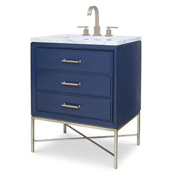 Need some color in your life? This sink cabinet is available in over 20 finishes and any Benjamin Moore paint color.