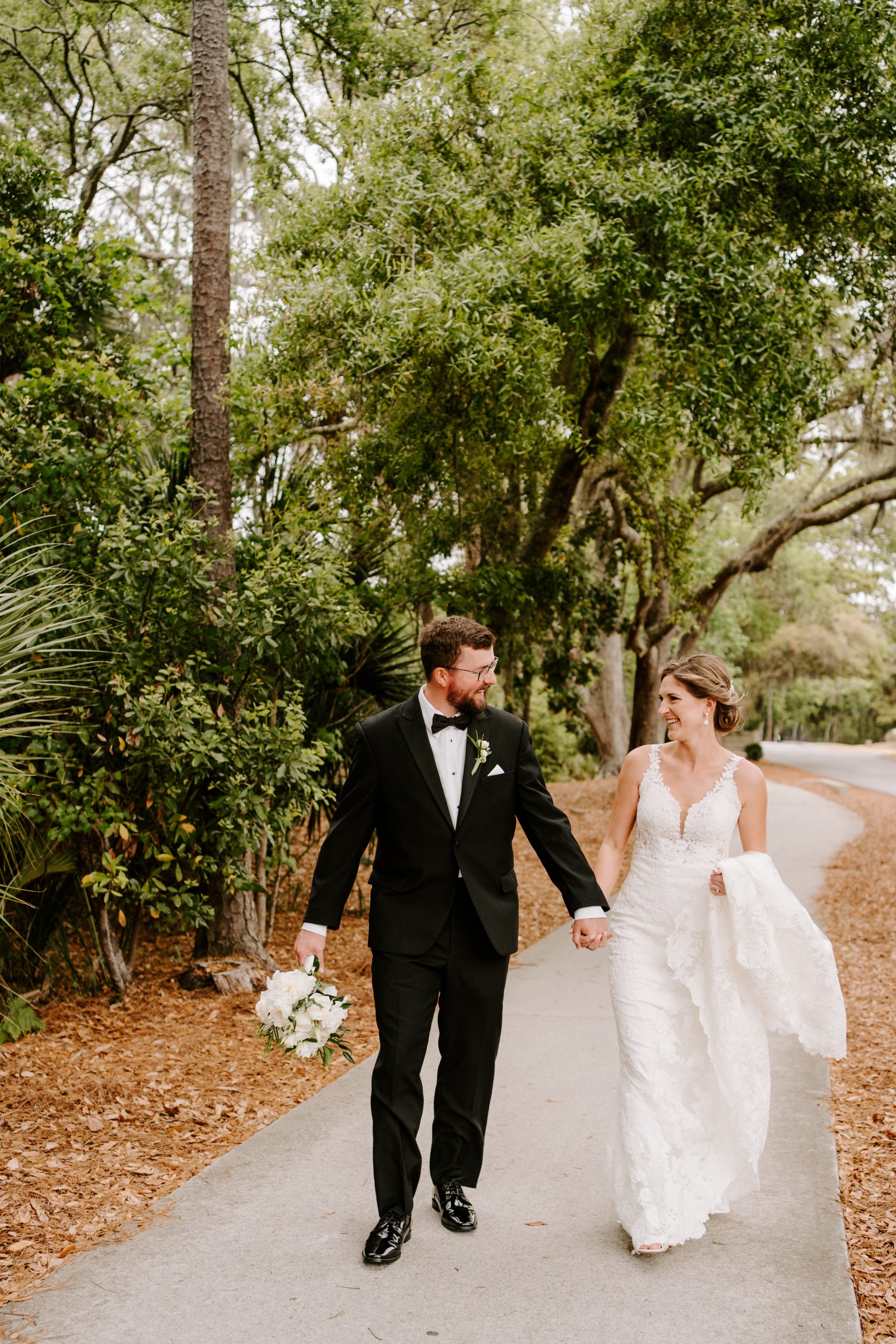 Hilton Head Island was the destination for Jen Semans’ and John Hines’ April 24 wedding. The ceremony was at Providence Presbyterian Church with the reception following at the Shorehouse at the Omni Hilton Head Oceanfront Resort.

