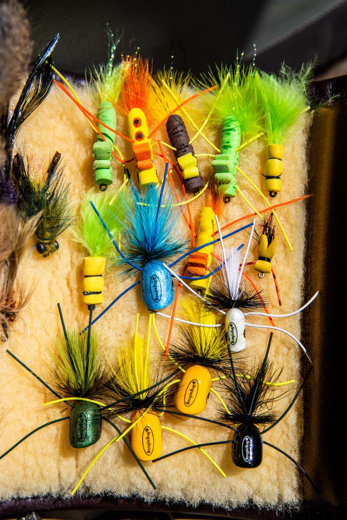 Early anglers realized that fur and feather could be lashed to a hook to represent all manner of insects and small prey. Having the right fly on the line at the right time is key to catching a fish. 