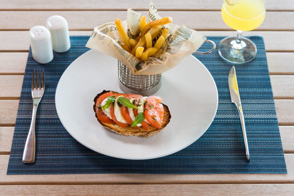 Sailrock Resort-Great House Restaurant-Lunch Menu-Caprese Sandwich