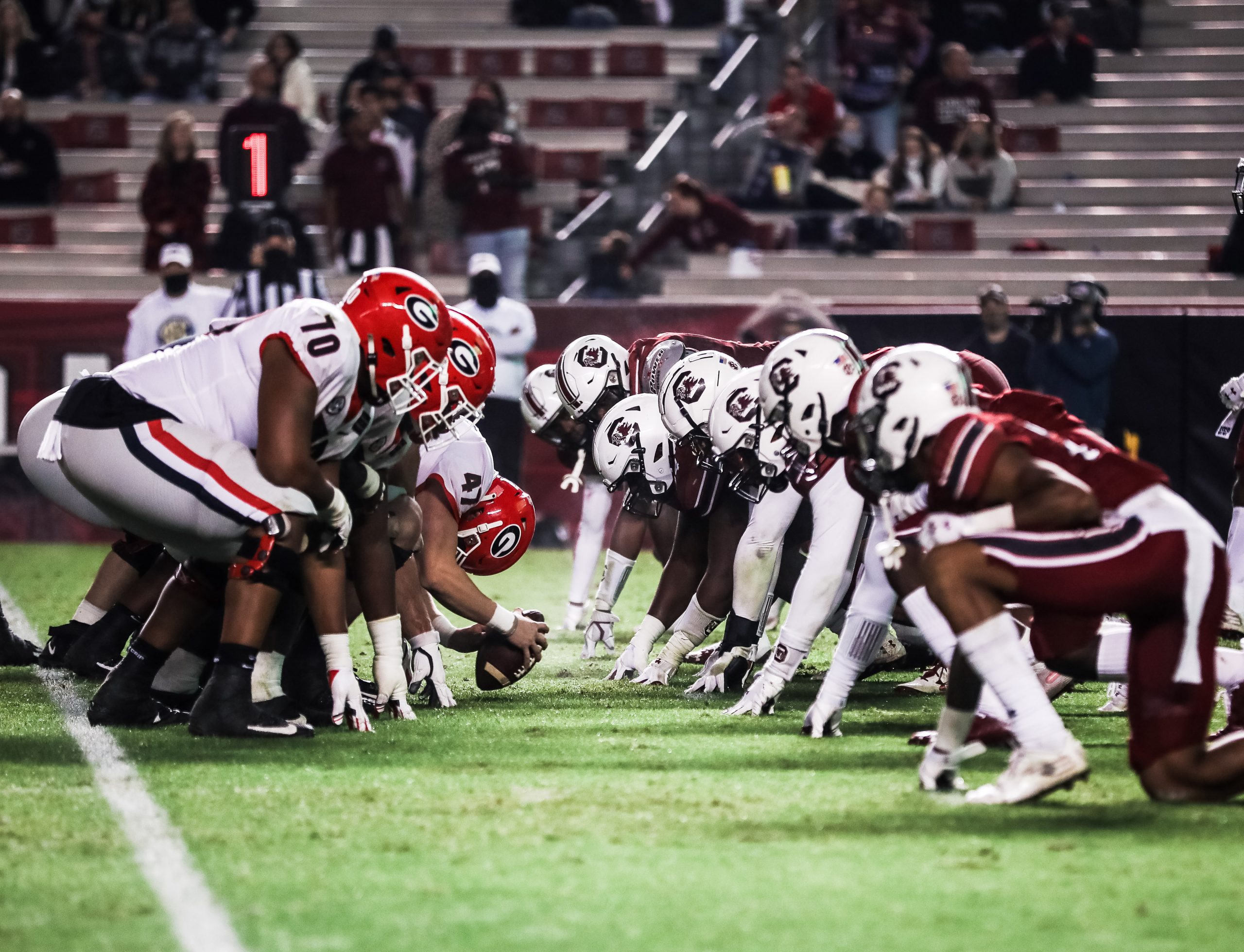 South Carolina Gamecocks Football vs Georgia Bulldogs Football