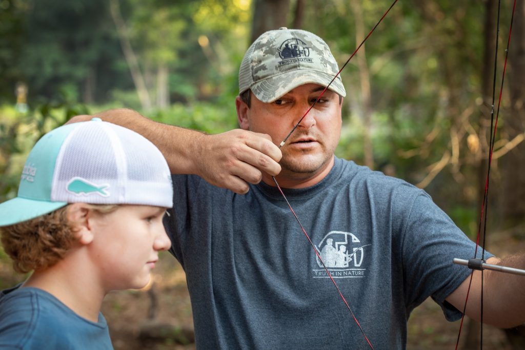 Truth in Nature mentors are well-practiced in maximizing the time they have with the boys. They do this by incorporating two types of activities into every event. Daniel meets with boys, like Donald Shout, 11 times a year. The East Columbia chapter’s 2021 calendar of events includes fishing outings, rafting trips, sporting clay shoots, and a fall deer hunt. 