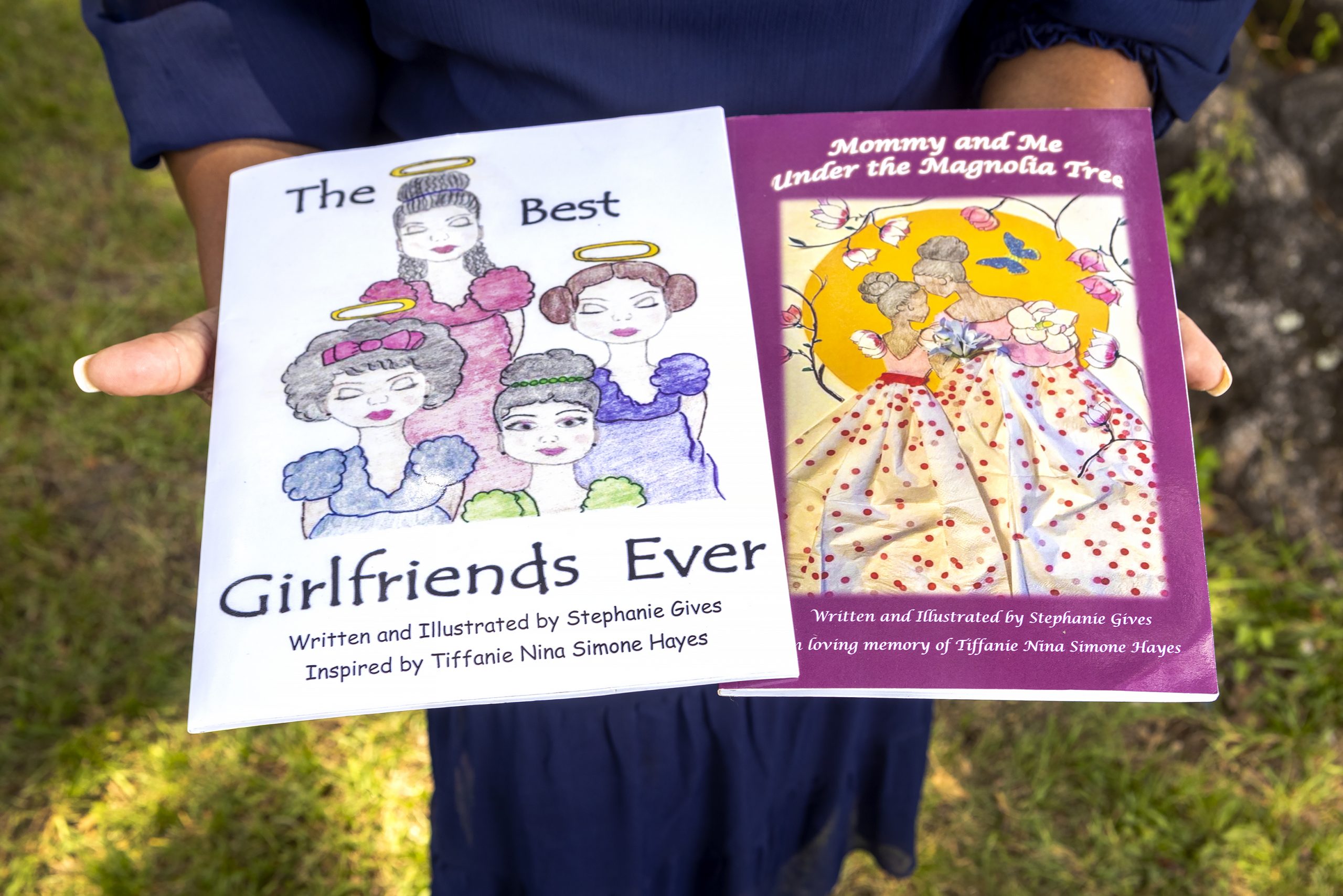 Stephanie Gives-Winckler cherishes memories of her daughter, Tiffanie, who died shortly before turning 14 due to complications of Rett Syndrome. Stephanie keeps Tiffanie’s memory alive through writing and illustrating children’s books. 