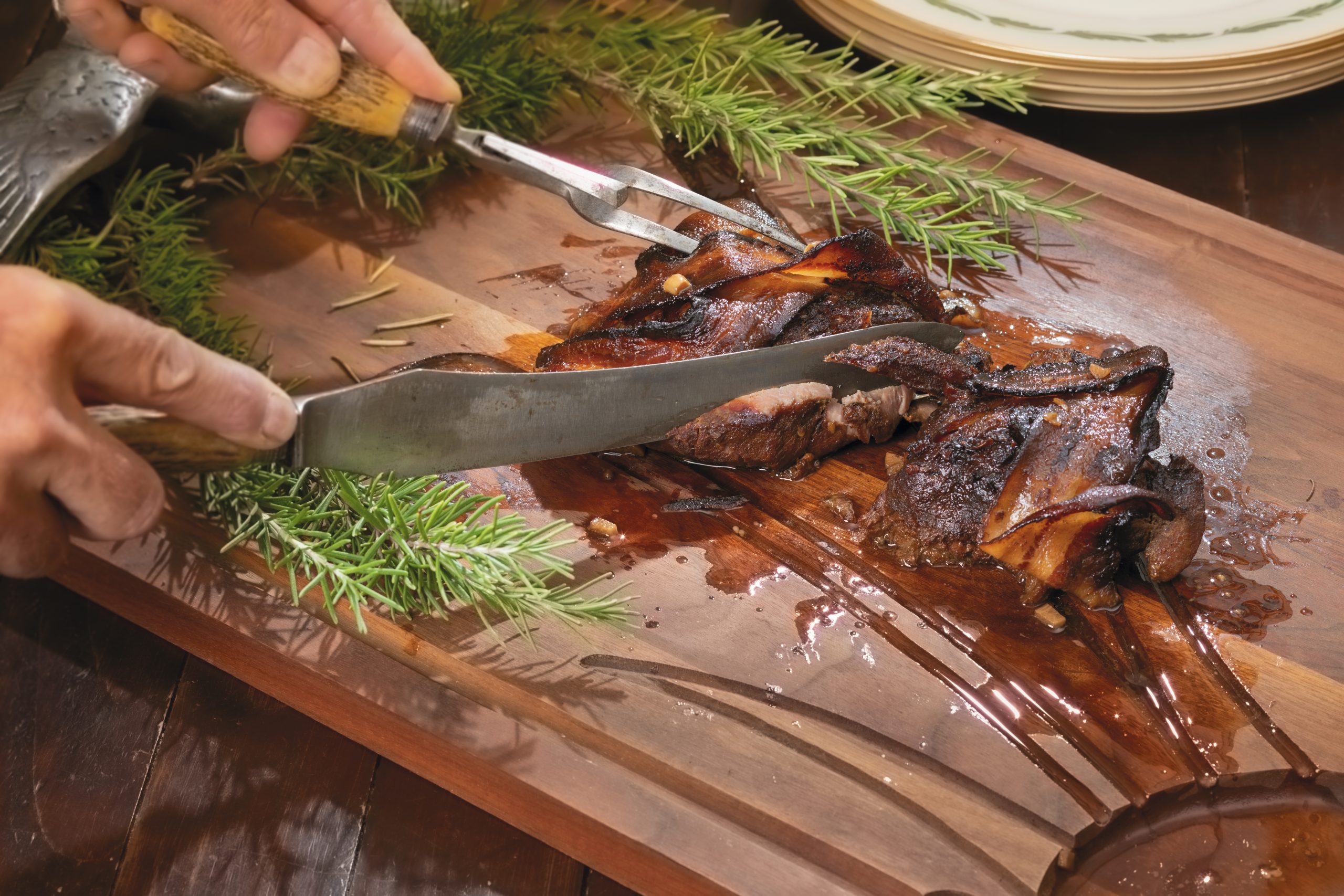 Over time, you will learn what cuts or methods of preparation you prefer. If you aren’t already famished from the aromas that have been wafting through the air for hours by the time the venison roast is ready to carve, then it’s quite possible your sensory glands are out of whack.
