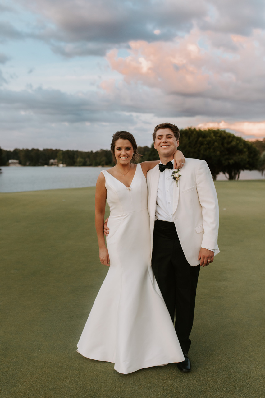 Corinne Rixey of Morehead City, North Carolina, and Chandler McNair Coleman were married at First Presbyterian Church with a reception at Forest Lake Club. They danced with 15 bridesmaids and 21 groomsmen to “Shining Star” by The Manhattans and honeymooned at Grace Point in Turks and Caicos. Maggie Braucher Photography