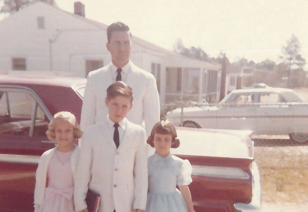  The late Leon Lott, Sr., with his children — the late Terese Lott Henson; Leon Lott, Jr.; and Annette Lott Gorrell. 