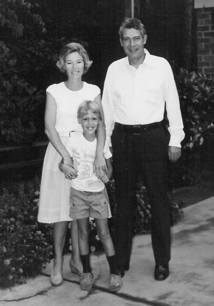 Daniel’s parents, Anita and Ernst Rickenmann, with Daniel in Spartanburg, 1976.
