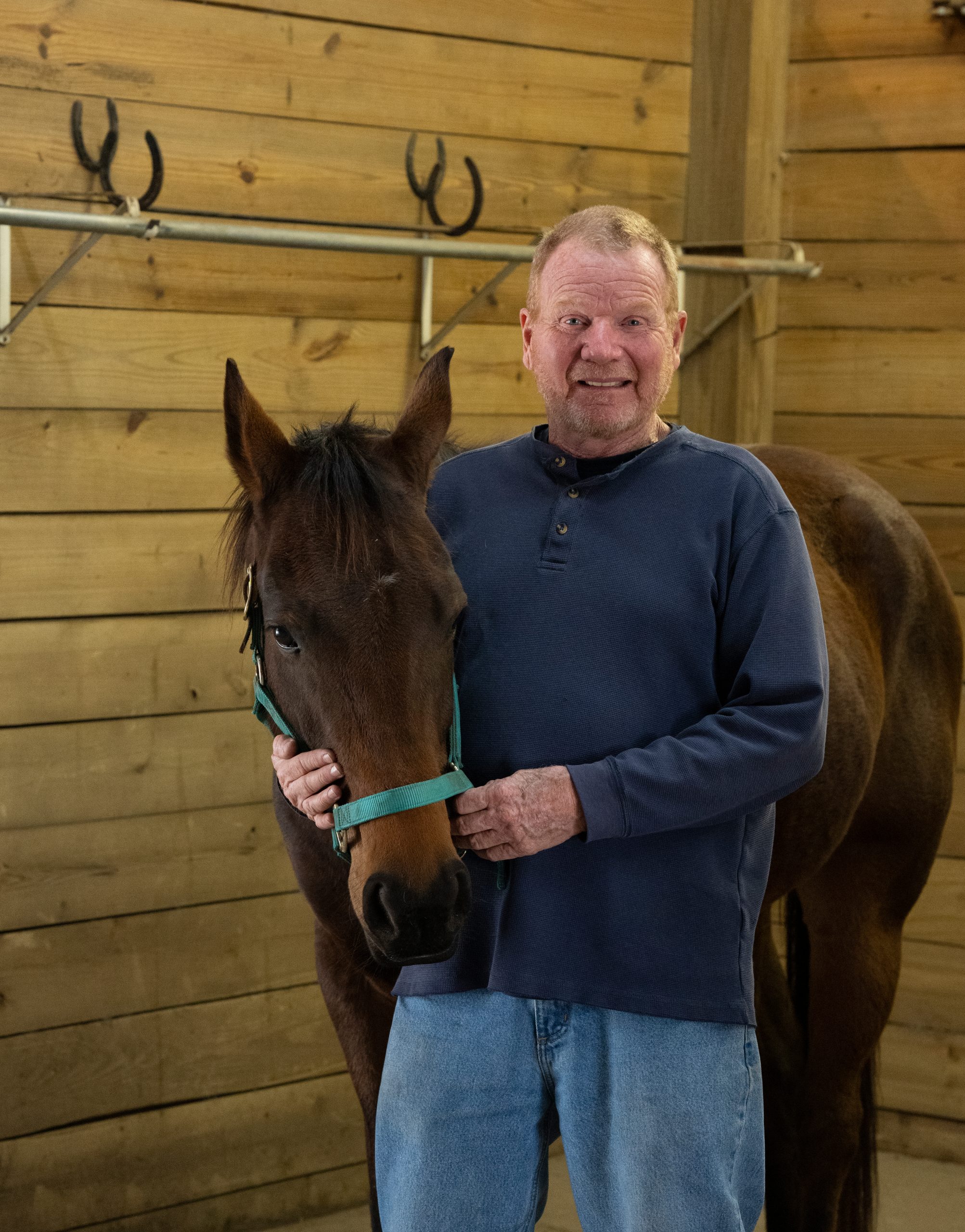 Camden native Mike Scott performs saddle fitting services and runs an equine massage school. Dressage horses are elite athletes that deserve extra special care. Mike says horses, like people, tend to have common sore areas related to the activity they are doing. Photography courtesy of Randy Hudson