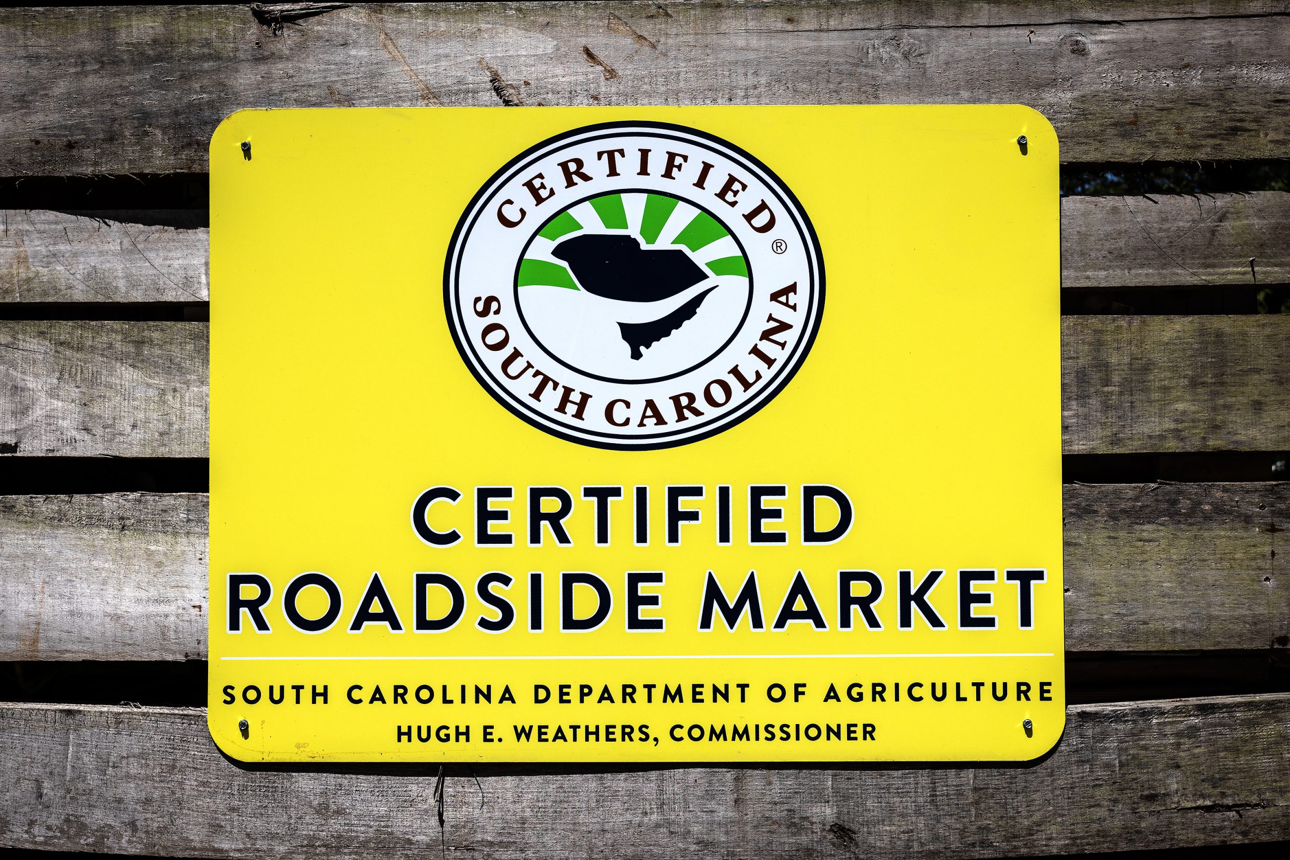Certified stands must be permanent structures, and the foremost requirement is that the product must be grown in South Carolina. 