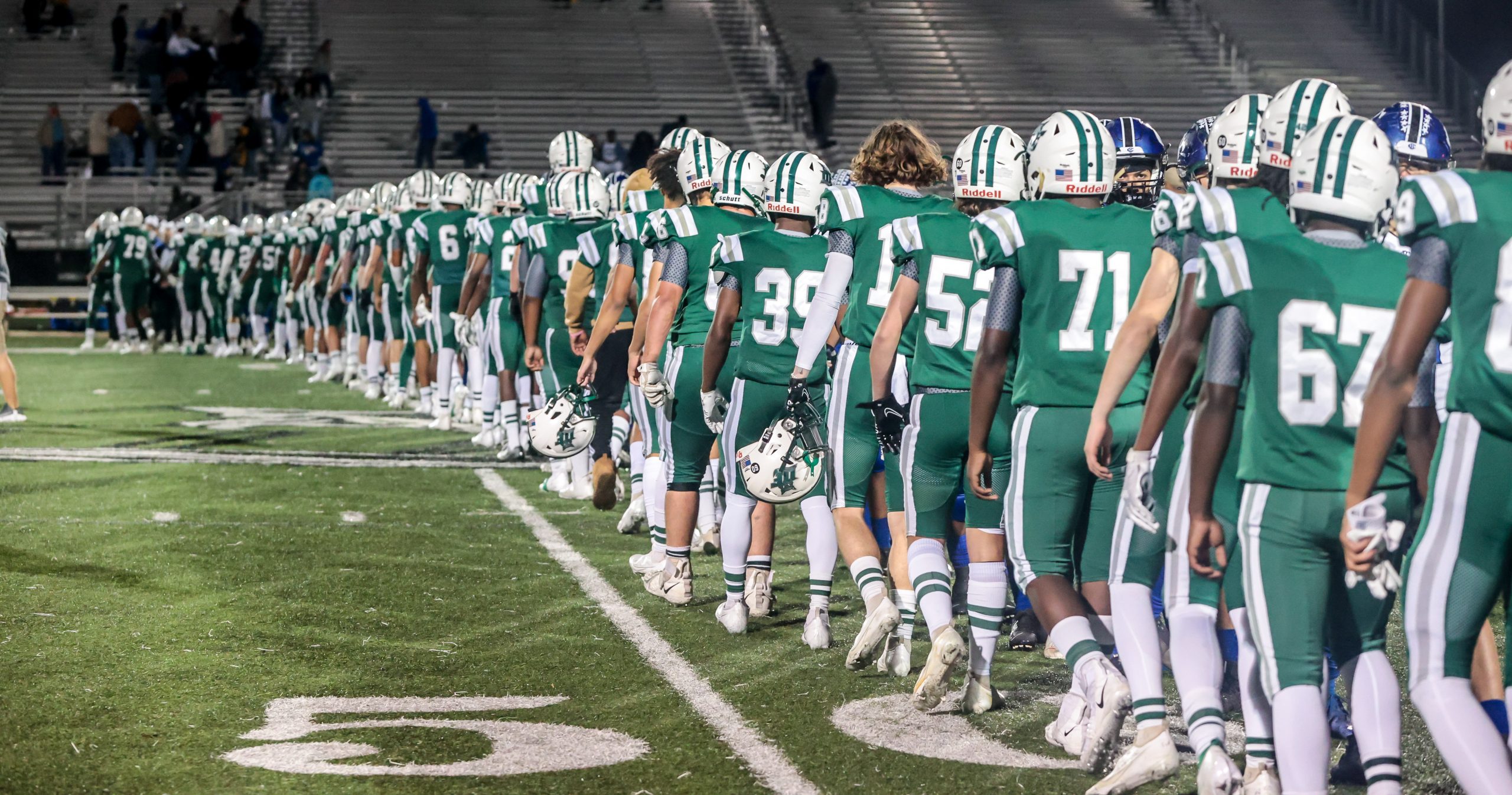 Dutch Fork overcame early season tragedy to reach the Class 5A state championship for the sixth straight season. They suffered the death of offensive lineman Jack Alkhatib in late August and mourned the loss of their teammate all season. “It’s been a very long and tough year,” says Dutch Fork coach Tom Knotts. “I’m proud of the way we battled about it and got here.”