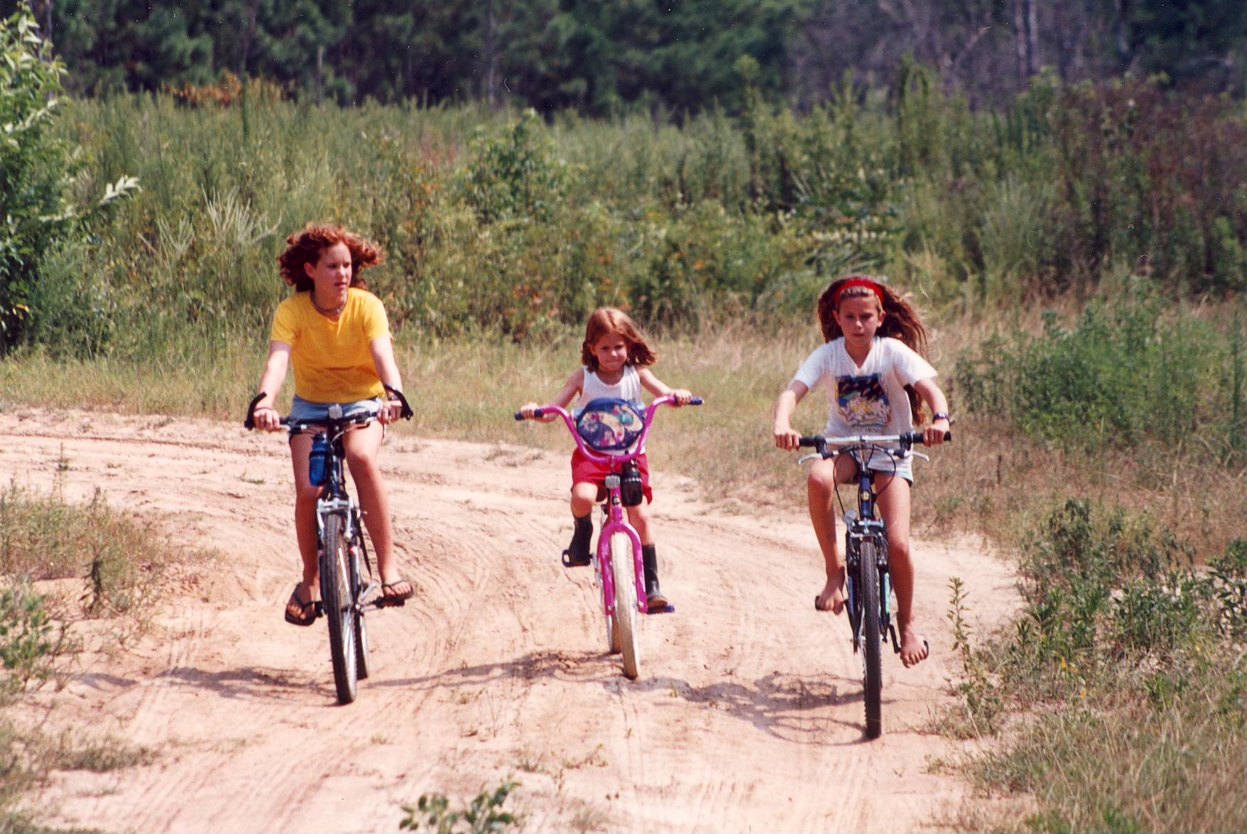 Margaret, Helen, and Mary Clay, Summer 2001