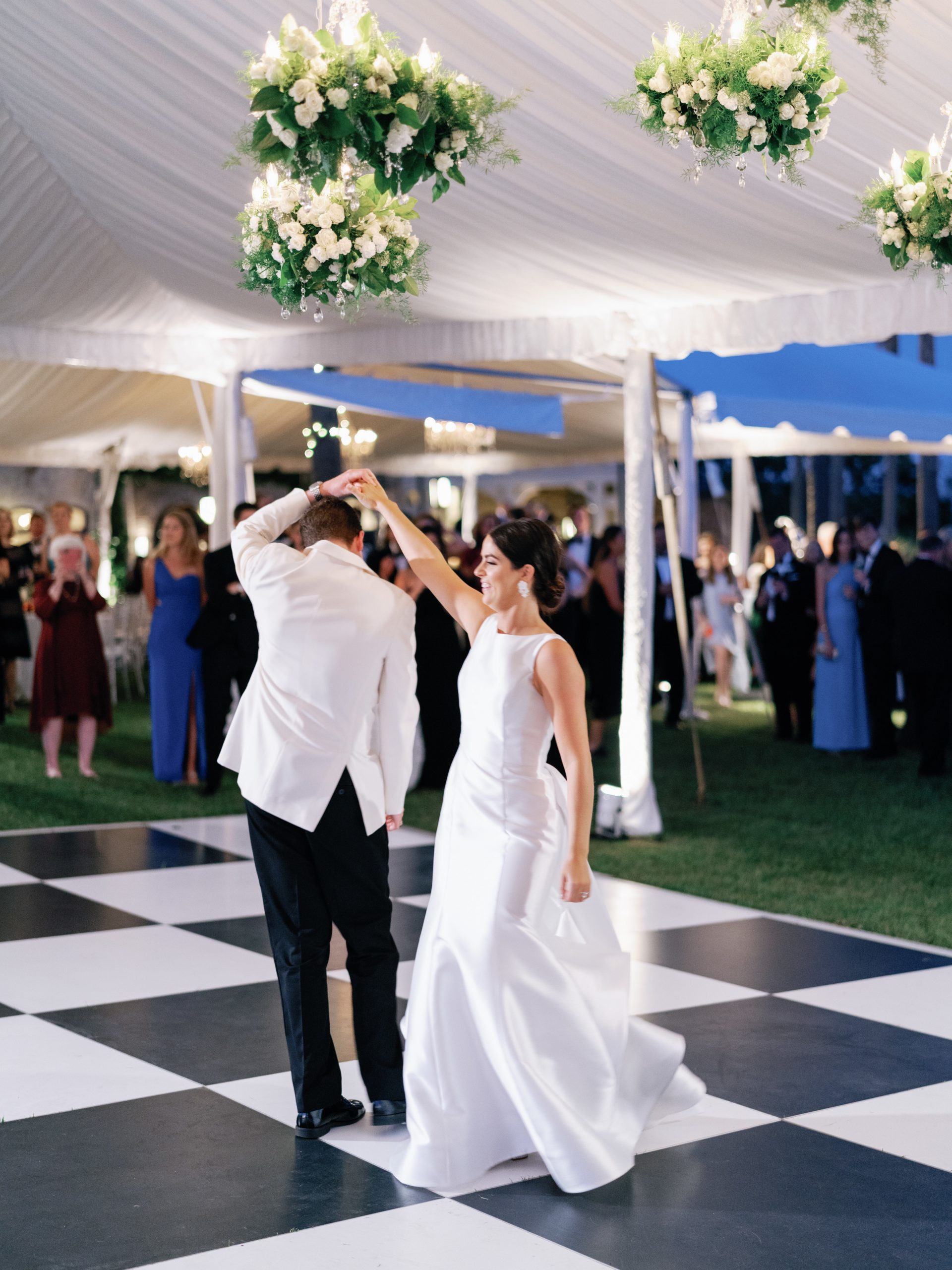 The couple’s first dance was to “Consider Me” by Alan Stone, a song they both loved. Jordan says that the lyrics were perfect for them, reminding them to make the deliberate choice to love each other every day. 
