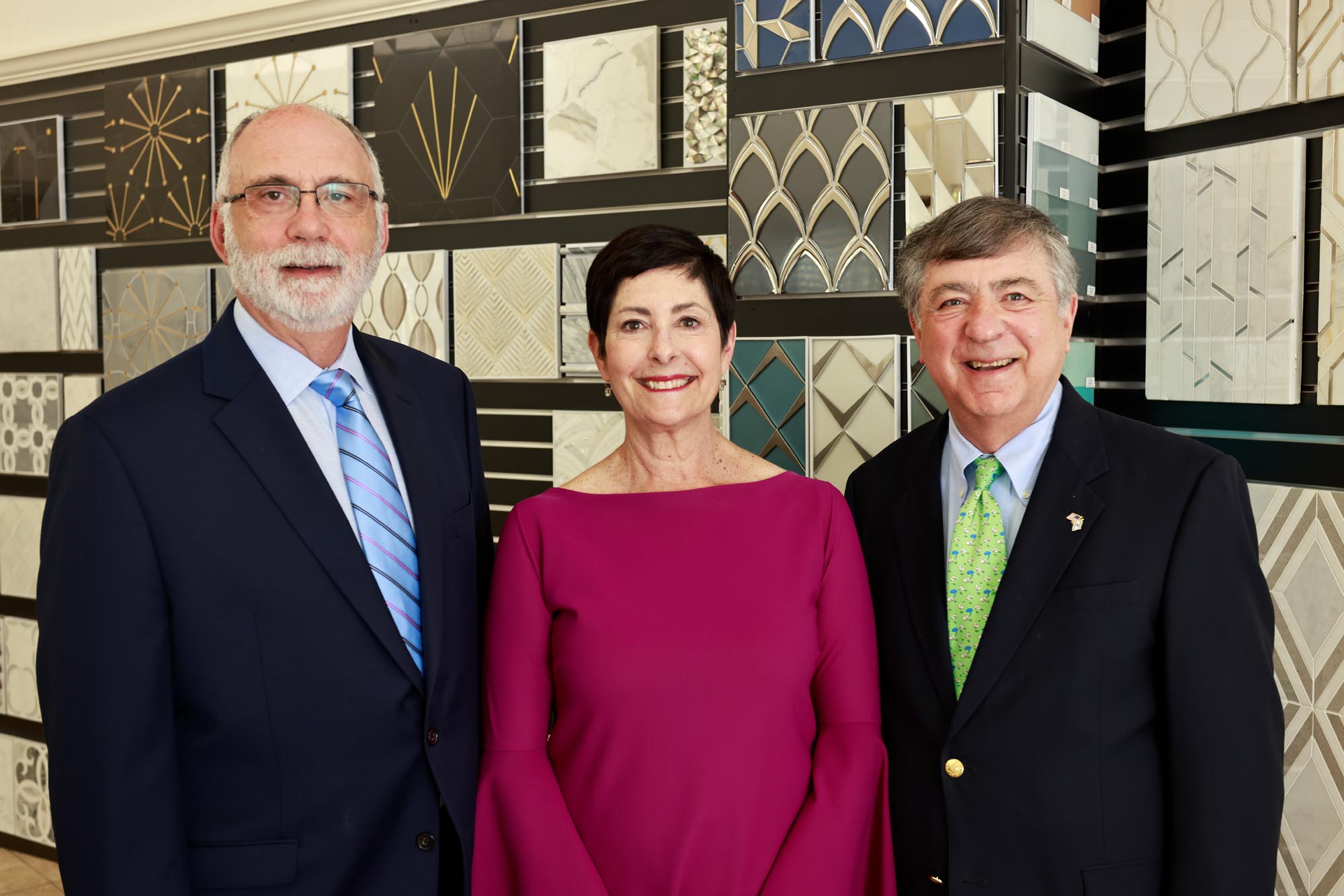 Karl Goldberg, Esther Greenberg, and Henry Goldberg have continued their parents’ legacy by raising their families in Columbia and remaining in the tile business. Karl and Esther run The Tile Center, and Henry owns Palmetto Tile Distributors. 