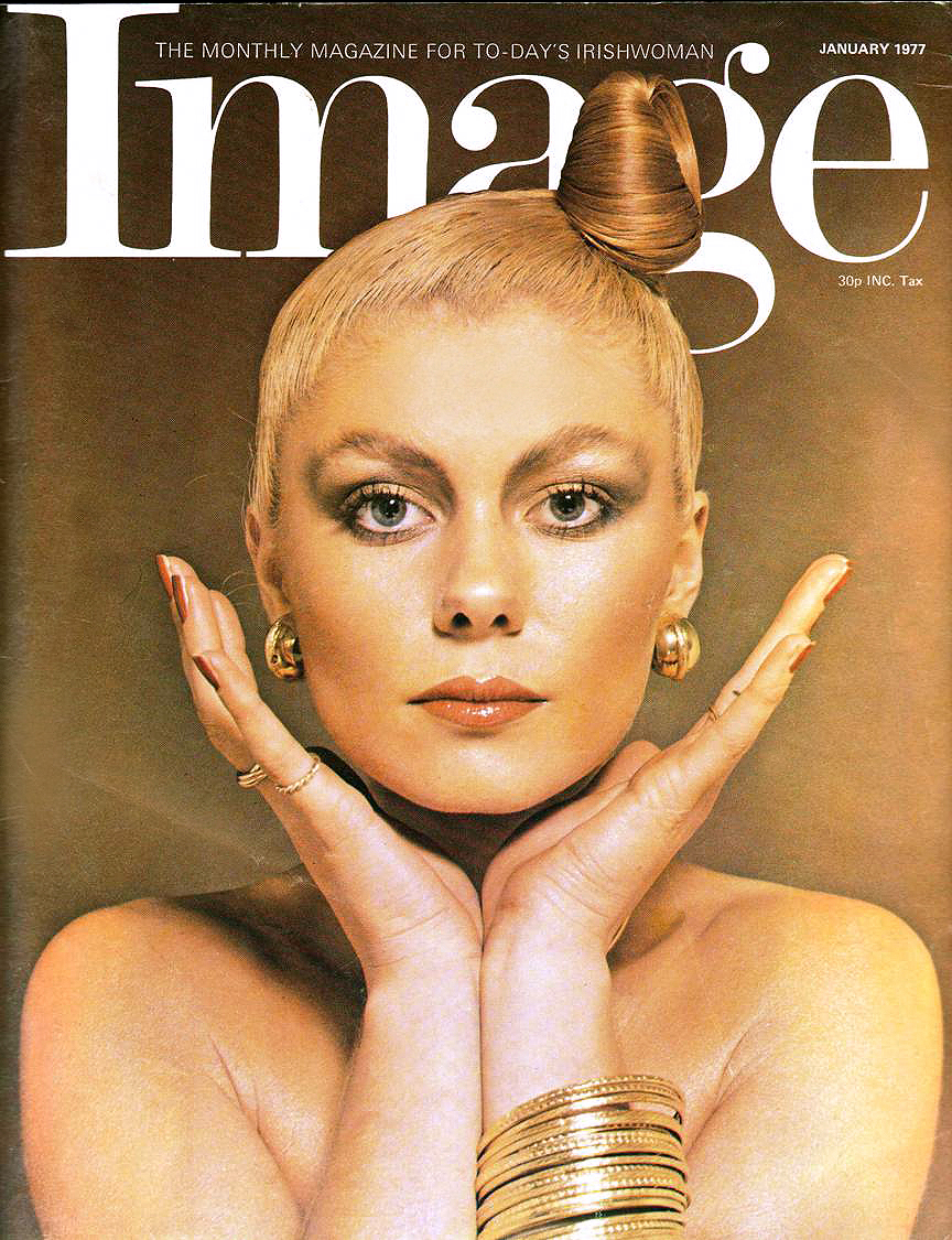 As the top Irish model, Jean made the cover of IMAGE Magazine, January 1977.
Photography courtesy of Lizzie Gore-Grimes, editor-in-chief, IMAGE Media, 1977.