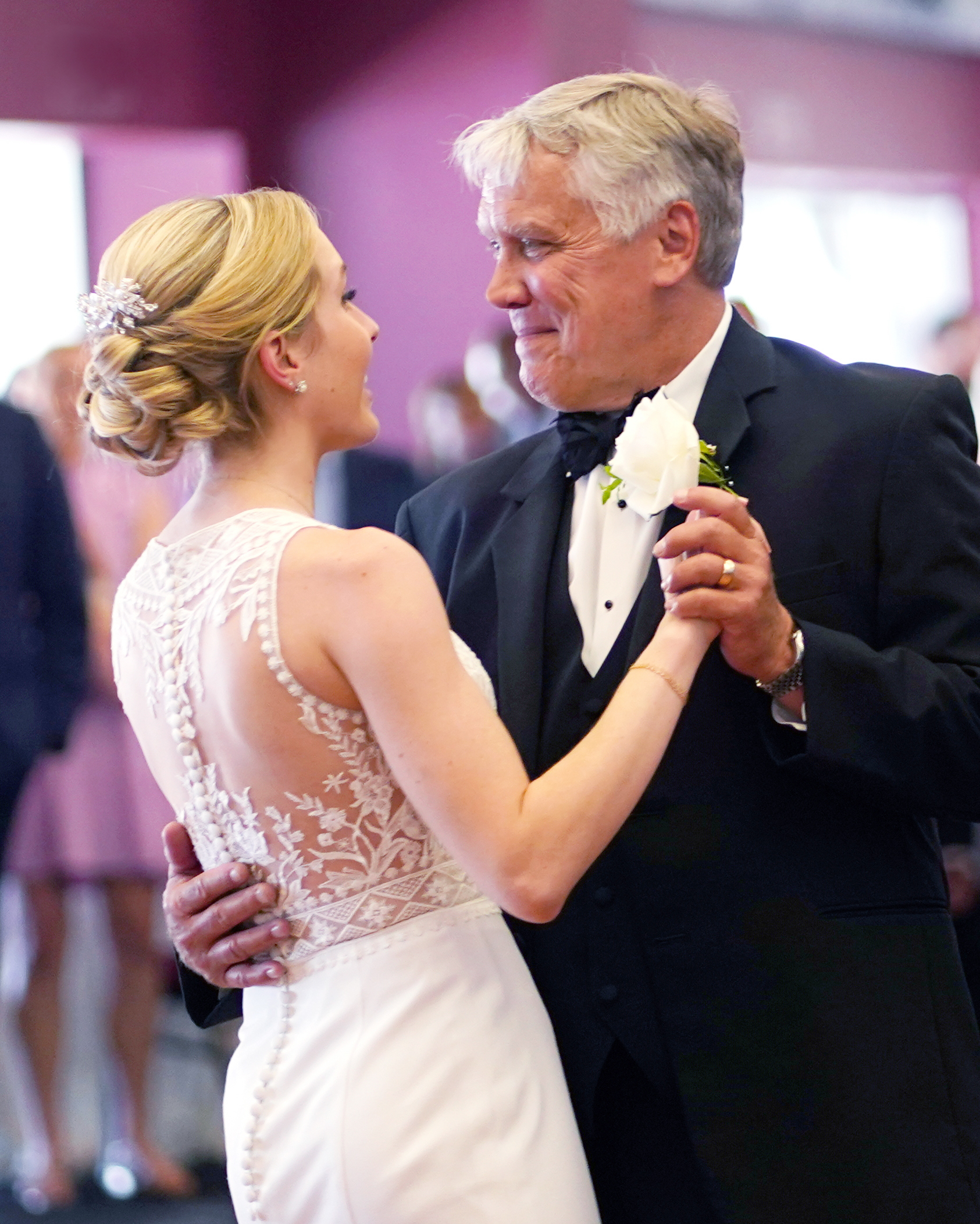 Natalie and her father, Ricky Werner, danced to Carolina in My Mind by James Taylor.
