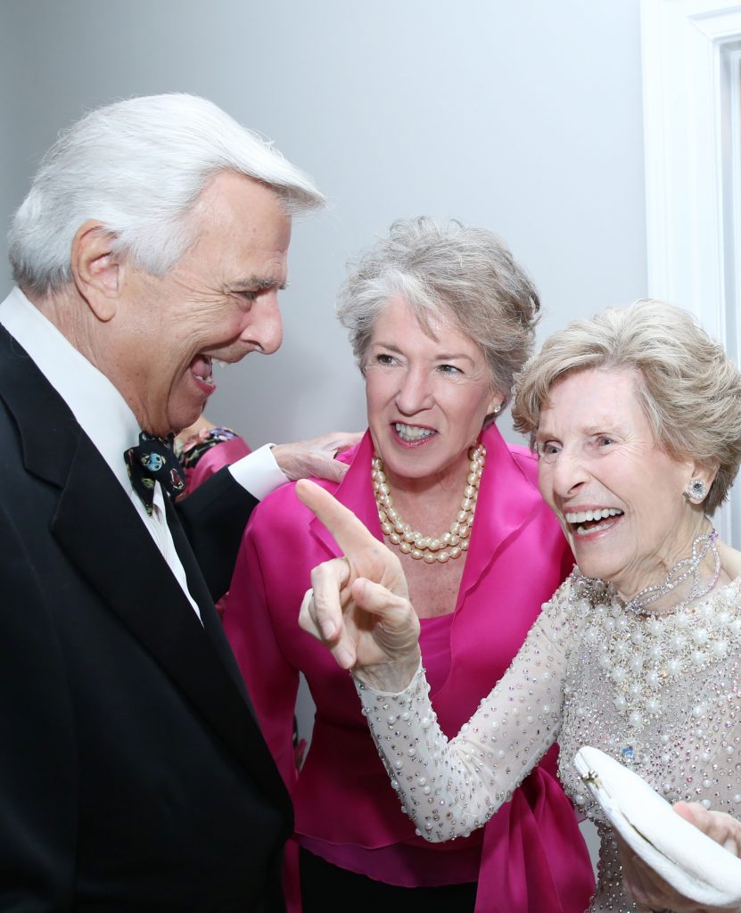 Sally and Bobby Lyles celebrate with Betty Patterson.