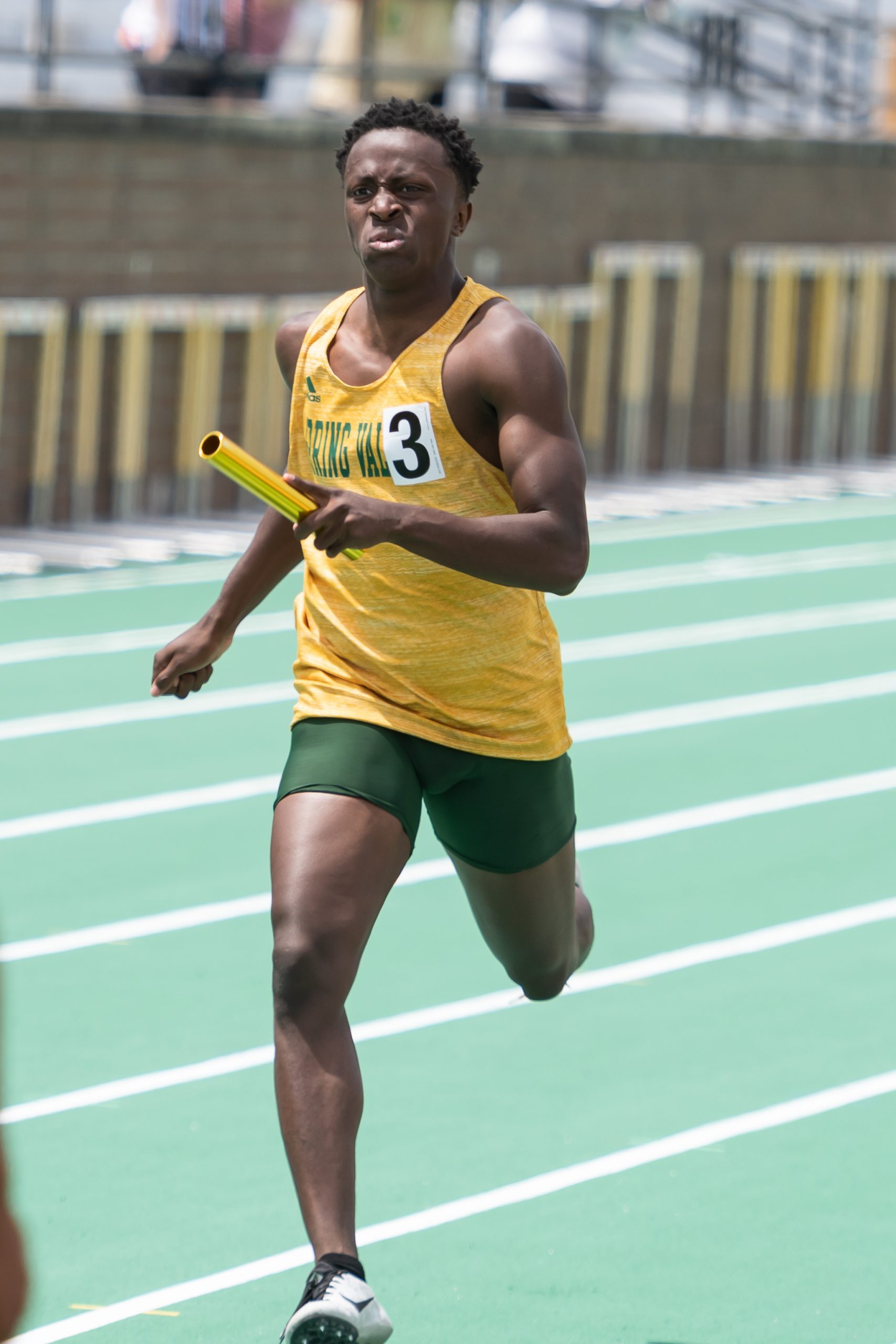 Spring Valley sprinter Nigel Ancrum, a Tennessee signee, won the 100 and 200-meter dashes and was also part of two relay championship teams. 