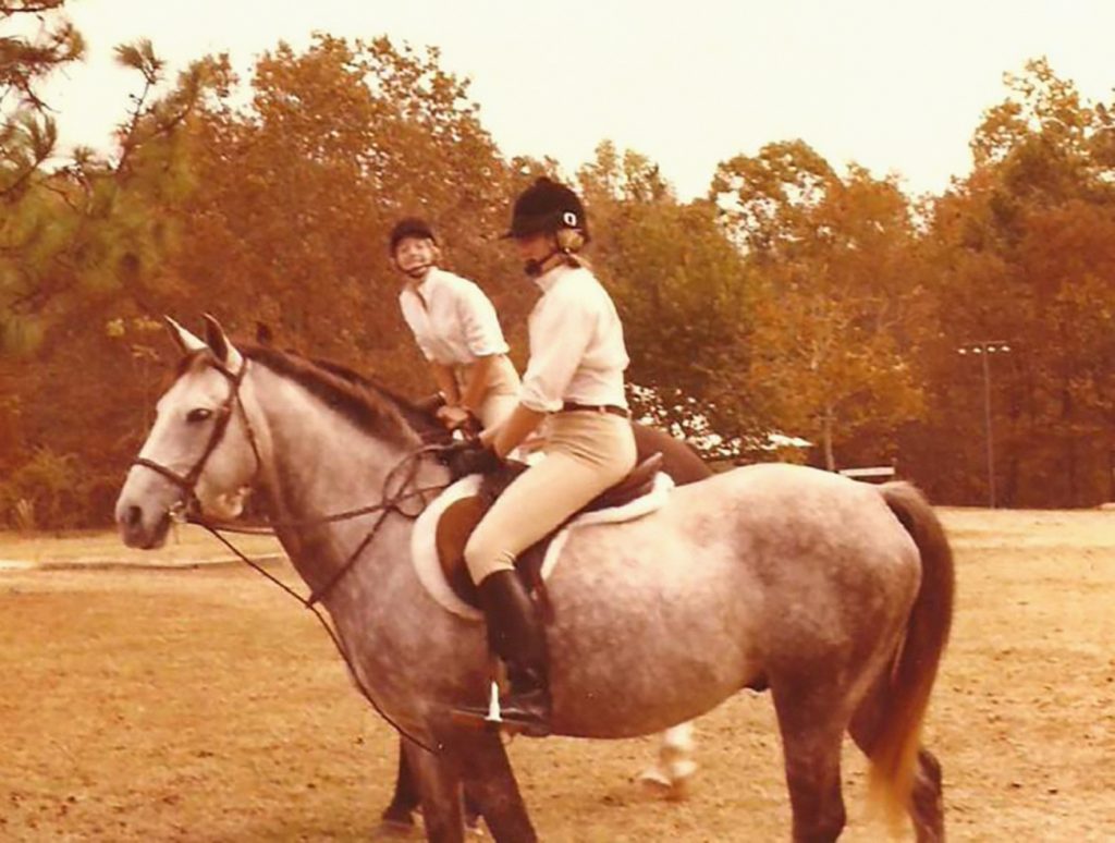 At Belle Grove’s closure, Betty “B” bought Hickory Top in the 1970s. Students enjoyed trail riding, mock hunts, field work, ring work, lessons, foxhunting with The Camden Hunt, pond swimming with the horses, and competitions — with each other on the farm and with others at horse shows.  Last fall, Hickory Top was purchased by a nonprofit therapeutic riding program led by Amanda Malanuk. 

