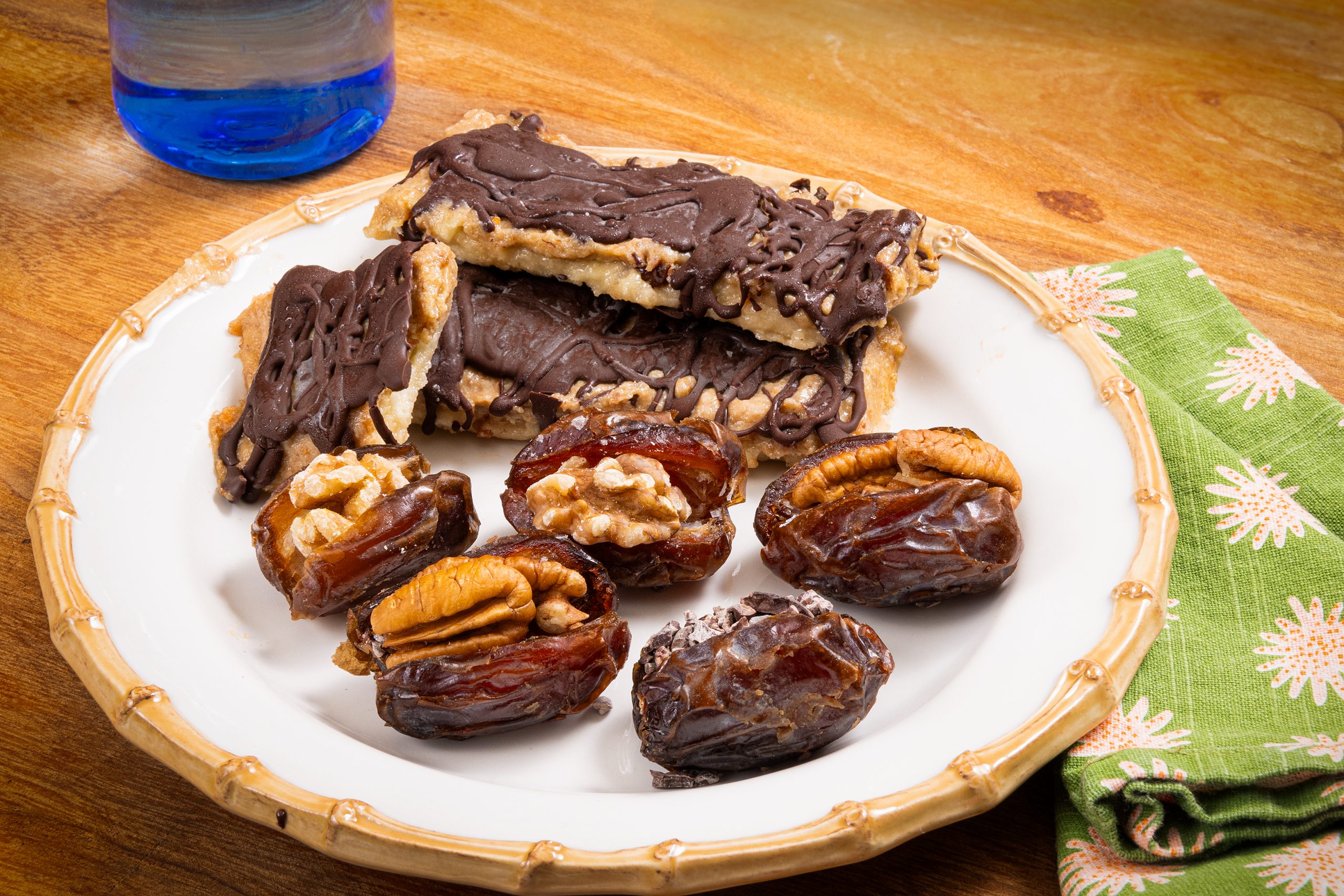 Fuel before and after you run with homemade protein bars and "a date with a nut!"