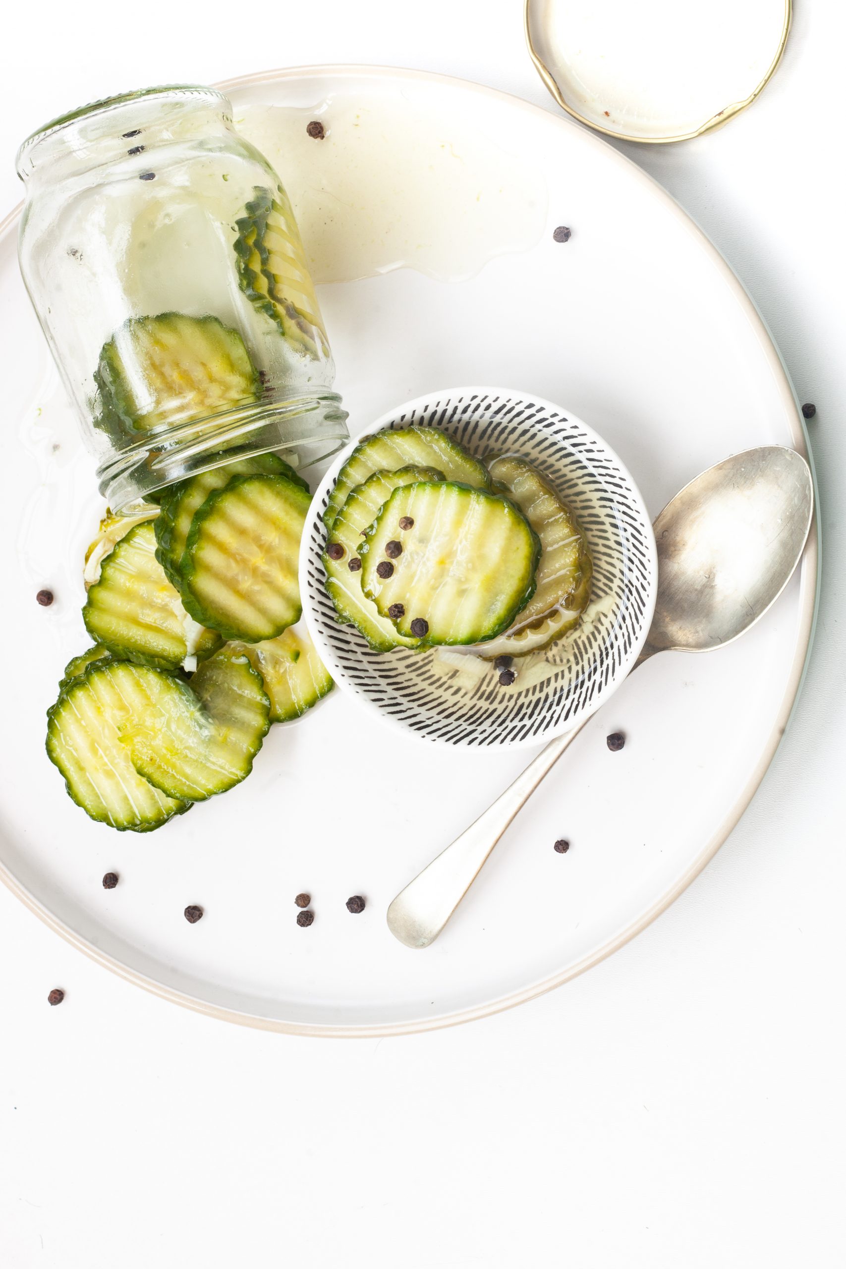 Sweet and Sour Refrigerator Pickled Cucumbers